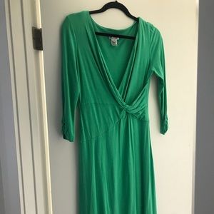 Lilly Pulitzer Green Wrap knot dress